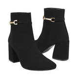 BOTINES DAMA STYLO 17291 SUEDE NEGRO