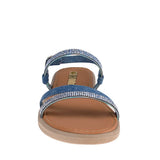 SANDALIAS DAMA STYLO 18081 TEXTIL AZUL