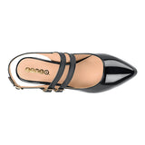 TACONES DAMA STYLO 18914 CHAROL NEGRO