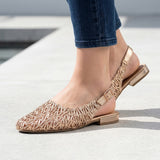 ZAPATOS STYLO MUJER 20105 TEXTIL ORO