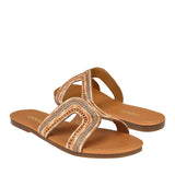 SANDALIAS DAMA STYLO 19172 TEXTIL ORO