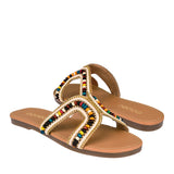 SANDALIAS DAMA STYLO 19173 TEXTIL CAFE