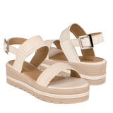 SANDALIAS DAMA STYLO 18999 SIMIPIEL BEIGE