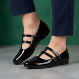 ZAPATOS CASUALES STYLO MUJER 19527 CHAROL NEGRO