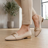 ZAPATOS STYLO MUJER 19729 SIMIPIEL BEIGE