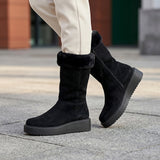 BOTAS STYLO MUJER 19661 SUEDE NEGRO