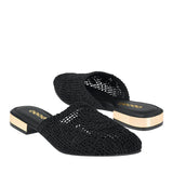 ZAPATOS CASUALES STYLO MUJER 19905 TEXTIL NEGRO