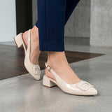 TACONES STYLO MUJER 19947 CHAROL BEIGE