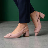 TACONES STYLO MUJER 19947 SUEDE ROSA