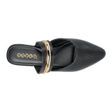 ZAPATOS CASUALES STYLO MUJER 19908 SIMIPIEL NEGRO