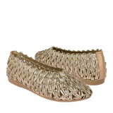 ZAPATOS CASUALES STYLO MUJER 19912 TEXTIL ORO