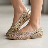 ZAPATOS CASUALES STYLO MUJER 19912 TEXTIL ORO