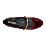 ZAPATOS STYLO MUJER 20039 CHAROL VINO