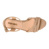 SANDALIAS STYLO MUJER 20092 SUEDE BEIGE