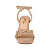 SANDALIAS STYLO MUJER 20092 SUEDE BEIGE