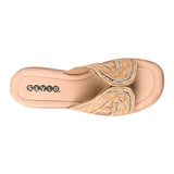 SANDALIAS STYLO MUJER 19923 TEXTIL BEIGE