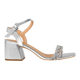 SANDALIAS DE FIESTA STYLO MUJER 20118 CHAROL PLATA