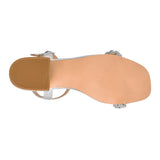 SANDALIAS DE FIESTA STYLO MUJER 20118 CHAROL PLATA