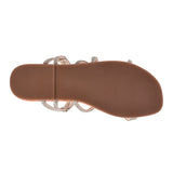 SANDALIAS STYLO MUJER 20056 TEXTIL PLATA