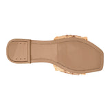 SANDALIAS STYLO MUJER 19876 TEXTIL BEIGE