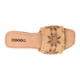 SANDALIAS STYLO MUJER 19876 TEXTIL BEIGE