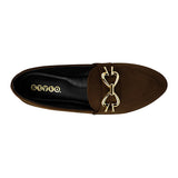 MOCASINES STYLO MUJER 20539 SUEDE CAFÉ