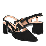 TACONES STYLO MUJER 20529 SUEDE NEGRO