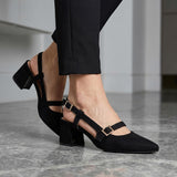 TACONES STYLO MUJER 20529 SUEDE NEGRO