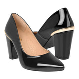 TACONES STYLO MUJER 20424 CHAROL NEGRO