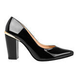 TACONES STYLO MUJER 20424 CHAROL NEGRO