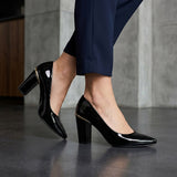 TACONES STYLO MUJER 20424 CHAROL NEGRO