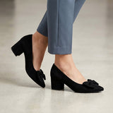 TACONES STYLO MUJER 20426 SUEDE NEGRO