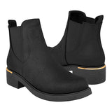 BOTINES STYLO MUJER 20367 SUEDE NEGRO