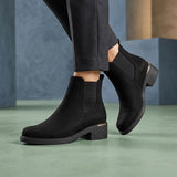 BOTINES STYLO MUJER 20367 SUEDE NEGRO