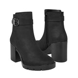 BOTINES STYLO MUJER 20277 SUEDE NEGRO