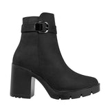 BOTINES STYLO MUJER 20277 SUEDE NEGRO