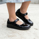 ZAPATOS DOMINIQ MUJER 2963 SIMIPIEL NEGRO
