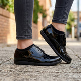 MOCASINES DOMINIQ MUJER 667 CHAROL NEGRO