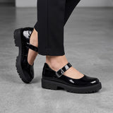 ZAPATOS DOMINIQ MUJER 2765 CHAROL NEGRO