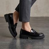 MOCASINES DOMINIQ MUJER 2768 CHAROL NEGRO
