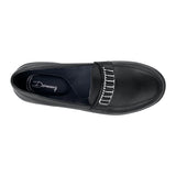 MOCASINES DOMINIQ MUJER 2728 SIMIPIEL NEGRO