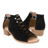 SANDALIAS DAMA TROPICANA 340001 SUEDE NEGRO