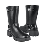 BOTAS DAMA TROPICANA 890016 SIMIPIEL NEGRO