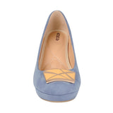 Stylo Zapatos Dama Casuales 5653-h Suede Azul