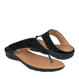SANDALIAS DAMA STYLO 5109 SUEDE NEGRO