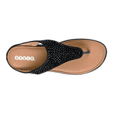SANDALIAS DAMA STYLO 5109 SUEDE NEGRO