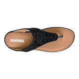 SANDALIAS DAMA STYLO 5109 SUEDE NEGRO