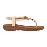 SANDALIAS STYLO MUJER 5974 SIMIPIEL BEIGE