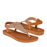 SANDALIAS DAMA STYLO 5191 SIMIPIEL CAFÉ