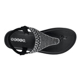 SANDALIAS DAMA STYLO 5191 SUEDE NEGRO